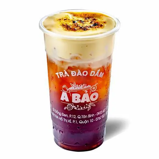 Hình ảnh Hồng Trà Kem Trứng Khè  700ml