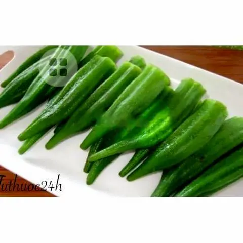 Hình ảnh Đậu bắp luộc - Boiled okra