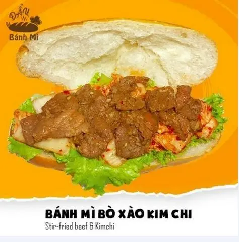 Hình ảnh Bánh mì bò xào