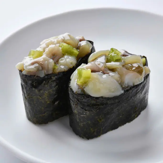 Hình ảnh Gunkan Bạch Tuộc Trộn Wasabi 