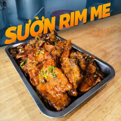 Hình ảnh Cơm sườn rim me