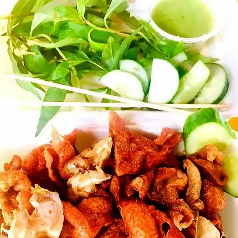 Hình ảnh Da gà chiên giòn 500gr