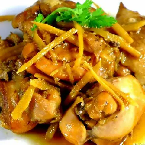 Hình ảnh Cơm gà kho xả