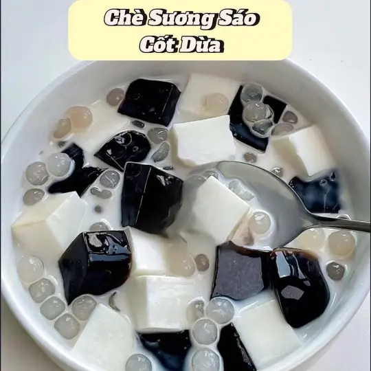 Hình ảnh Chè sương sáo cốt dừa 