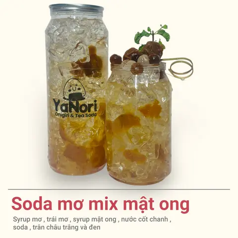 Hình ảnh Soda mơ mix mật ong