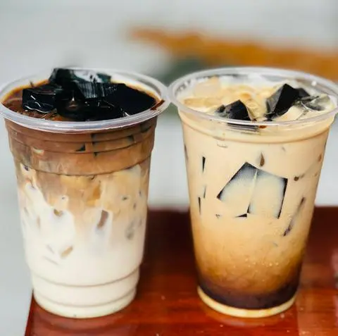 Hình ảnh Sữa tươi cà phê sương sáo