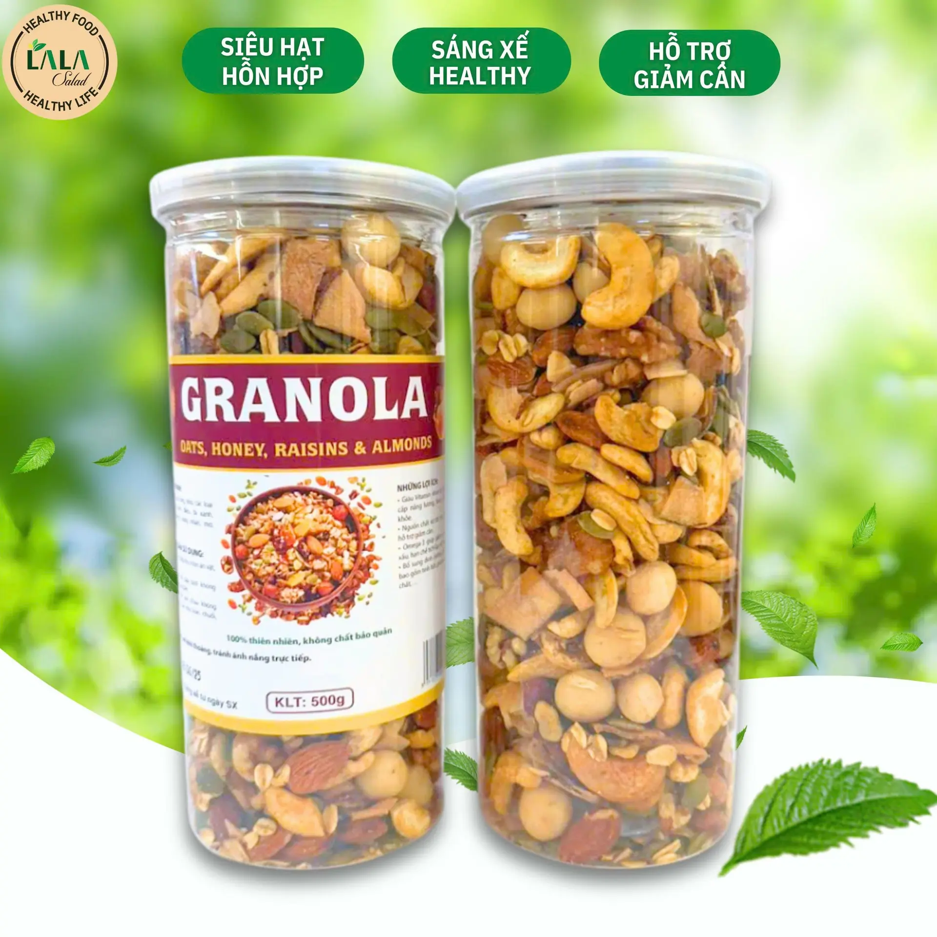 Hình ảnh Granola Siêu Hạt Mật Ong Ăn Sáng Xế
