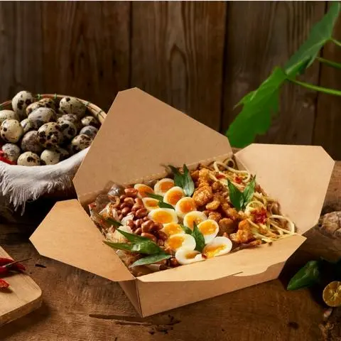 Hình ảnh Bánh tráng trộn Tóp mỡ Lòng đào (phần 3-4 người)