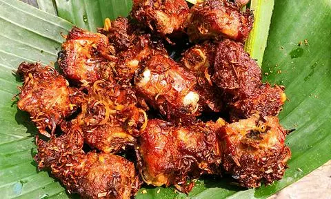 Hình ảnh Sườn heo nướng sa tế