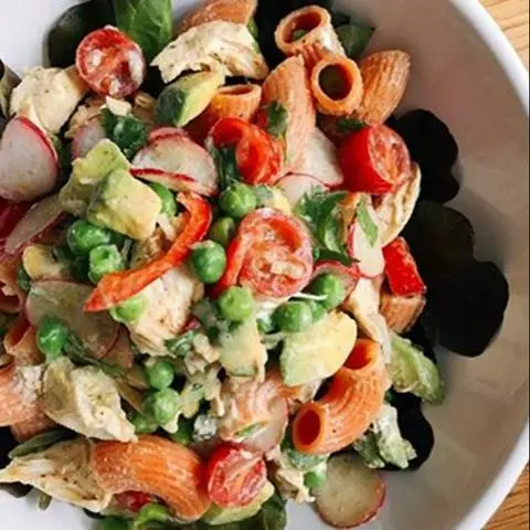 Hình ảnh salad nui xốt mayonaise