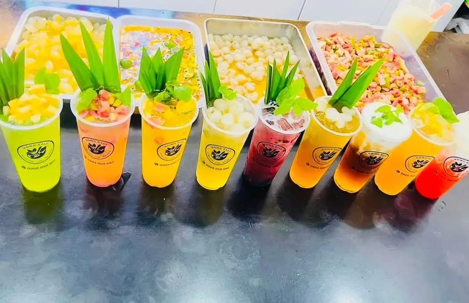 Hình ảnh Trà Trái Cây Nhiệt Đới Size Lớn 700ml