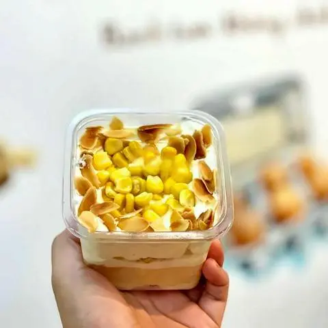 Hình ảnh Bánh kem bắp hạnh nhân