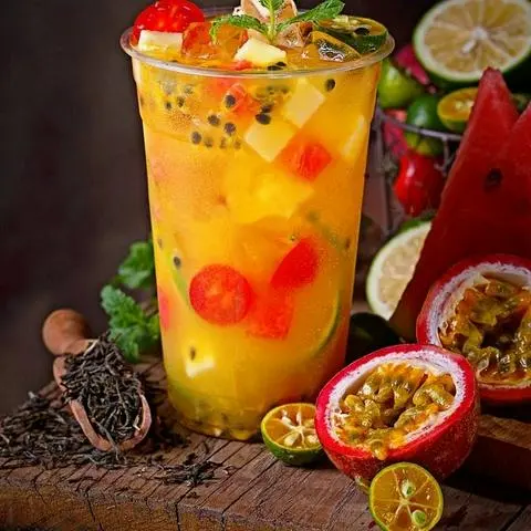 Hình ảnh Trà Trái Cây Nhiệt Đới