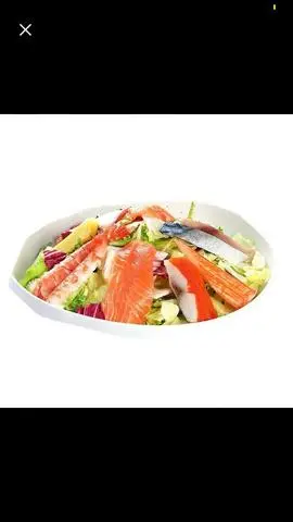 Hình ảnh seafood salad - salad hải sản tươi ngon + sốt mè
