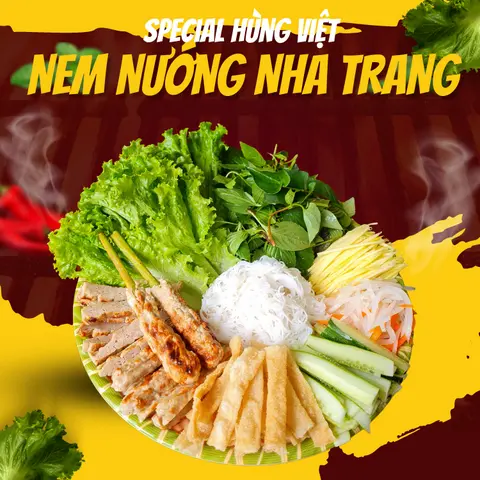 Hình ảnh Set nem nướng Đặc Biệt 2 người ăn (mix 3 loại nem)