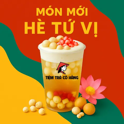 Hình ảnh Trà Sen Vàng Củ Năng Nhãn (L)