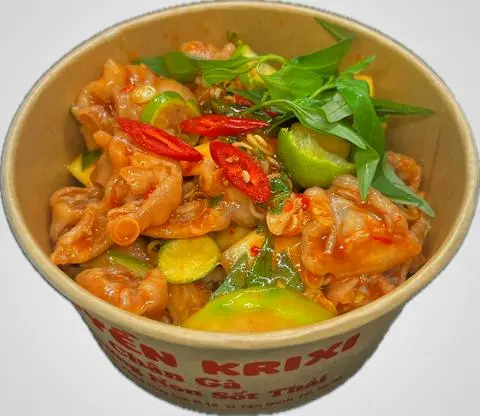 Hình ảnh Chân gà sốt Thái - size lớn