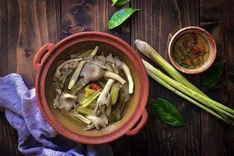 Hình ảnh Nấm hấp niêu