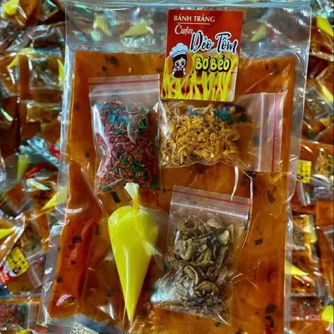 Hình ảnh cuộn dẻo tôm bơ béo