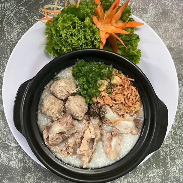 Hình ảnh Cháo Sườn Bò Viên