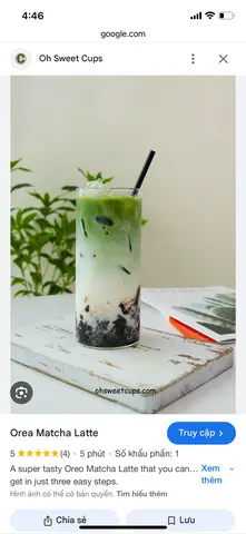 Hình ảnh Matcha oreo 500ml