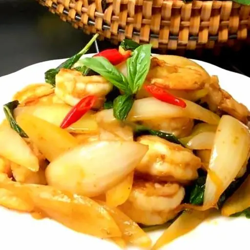 Hình ảnh Tôm xào củ hành