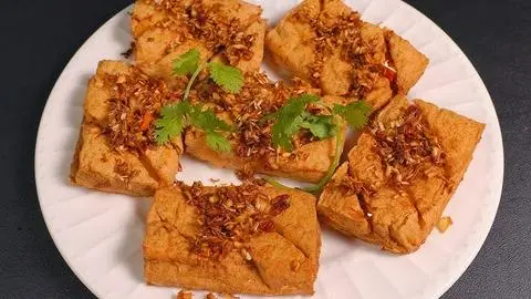 Hình ảnh Đậu Hũ chiên chay