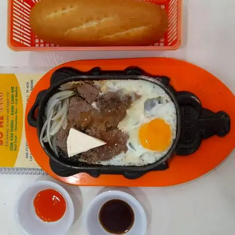 Hình ảnh Bò né trứng phô mai (Beef Steak - Eggs - Cheese)