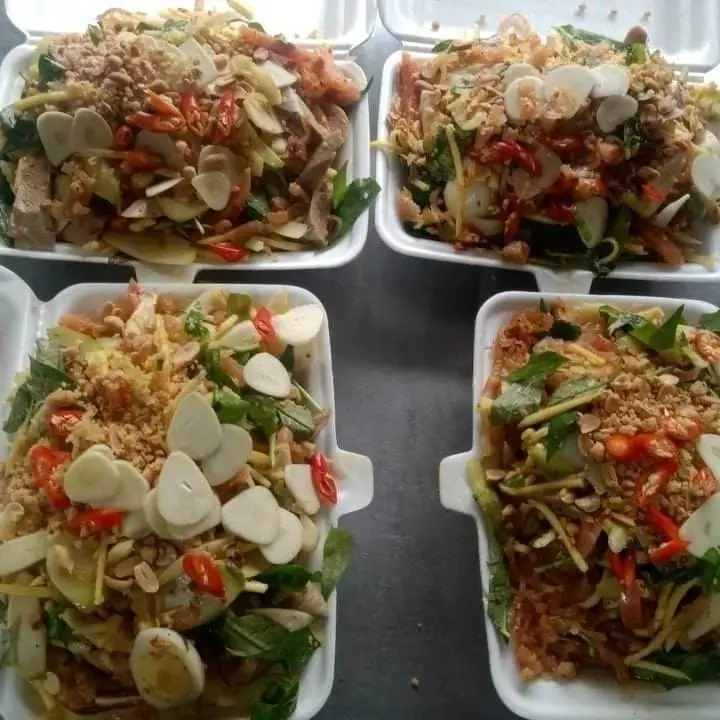 Hình ảnh Tré Trộn Tứ Vị +Bánh Phồng 