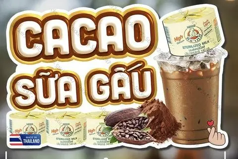 Hình ảnh Ca cao sữa gấu ly 700ml
