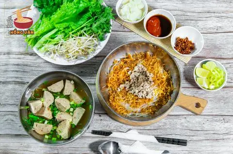 Hình ảnh mì bò viên khô