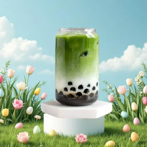 Hình ảnh Trà sữa thái xanh