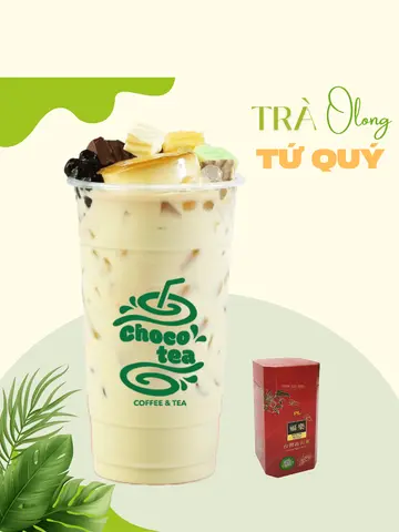 Hình ảnh TRÀ SỮA OLONG TỨ QUÝ FULL TOPPING - SIZE L