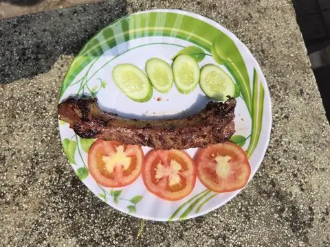 Hình ảnh Sườn cộng nướng mật ong thêm