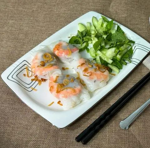 Hình ảnh Bánh cuốn tôm thịt không chả