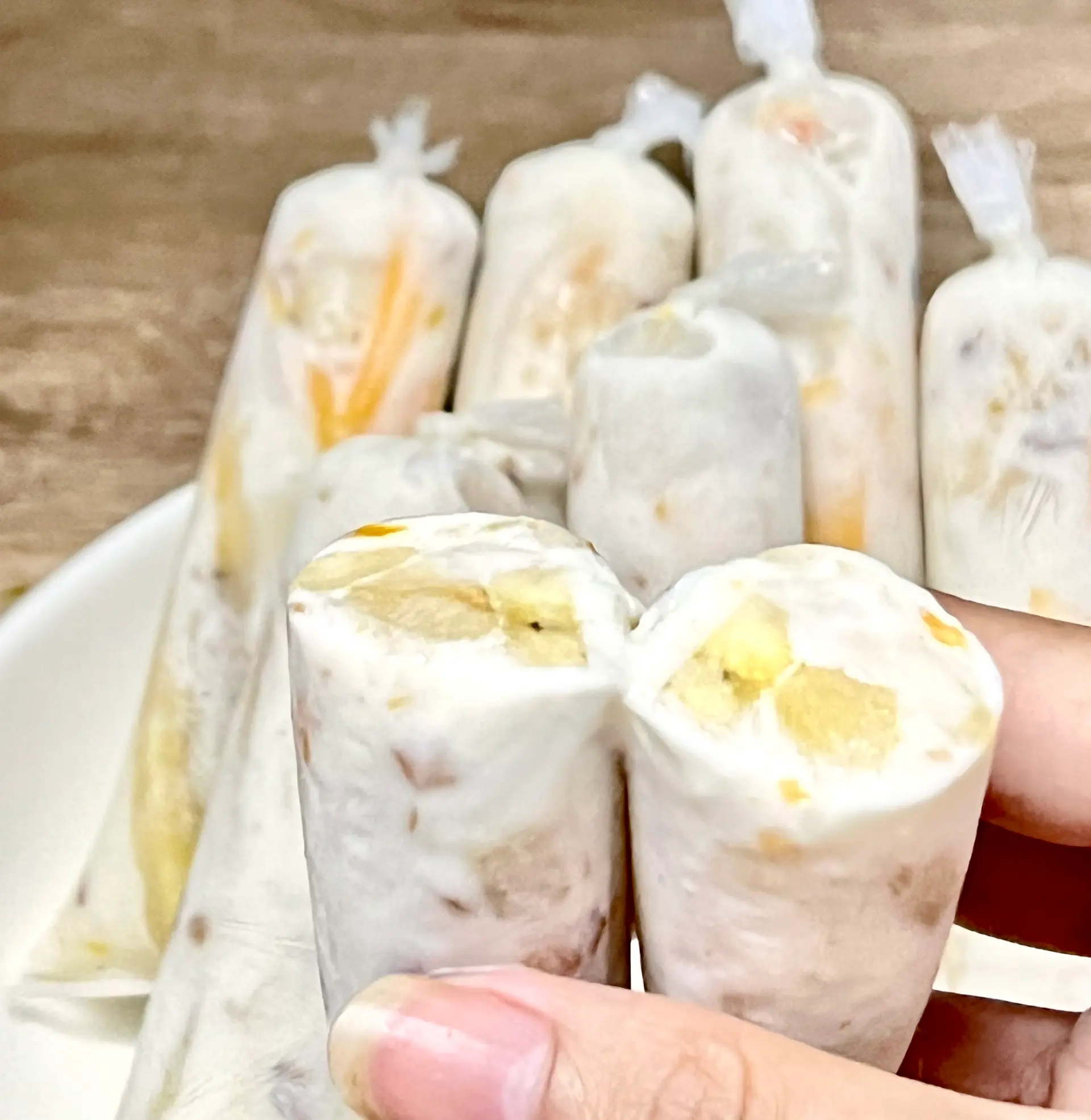 Hình ảnh Kem Chuối bịch