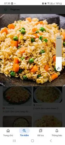 Hình ảnh Cơm Chiên  xúc xích lạp xưởng 