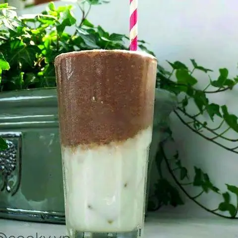 Hình ảnh Sinh tố dừa cacao