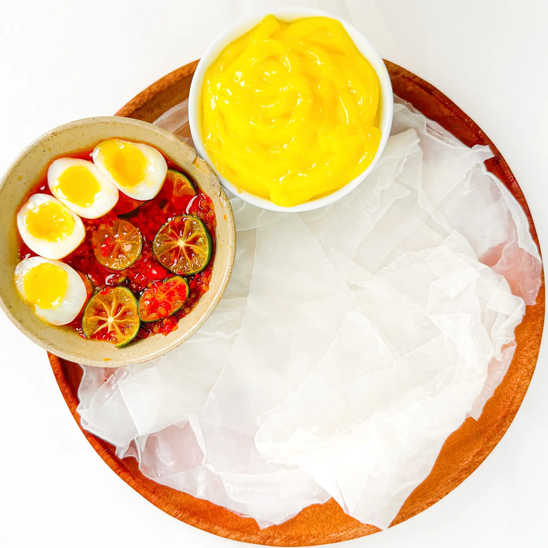 Hình ảnh Phơi Sương Chấm Bơ Sate Cút Lòng Đào