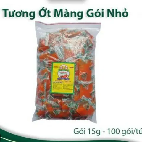 Hình ảnh Tương ớt 1 túi to ( gồm 100 gói nhỏ)