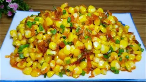 Hình ảnh bắp xào bình thường 