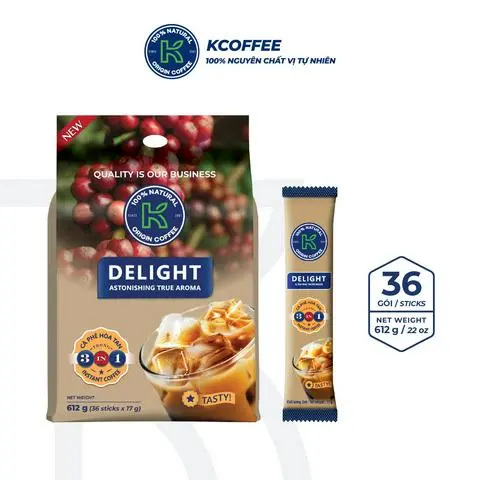 Hình ảnh Sữa Đá K Delight 3IN1 Túi (36 gói x 17g)