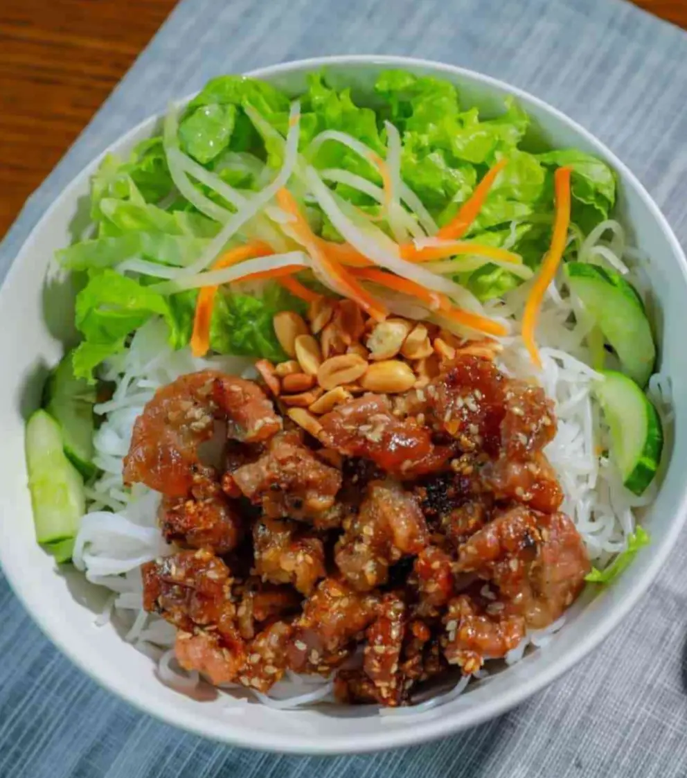 Hình ảnh bún thịt nướng 