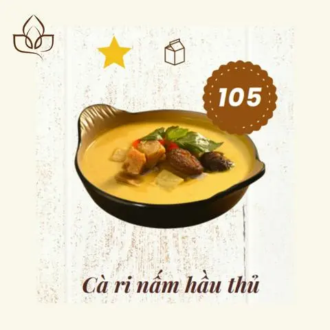 Hình ảnh Cà Ri Nấm Hầu Thủ