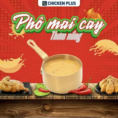 Hình ảnh Sốt phô mai cay