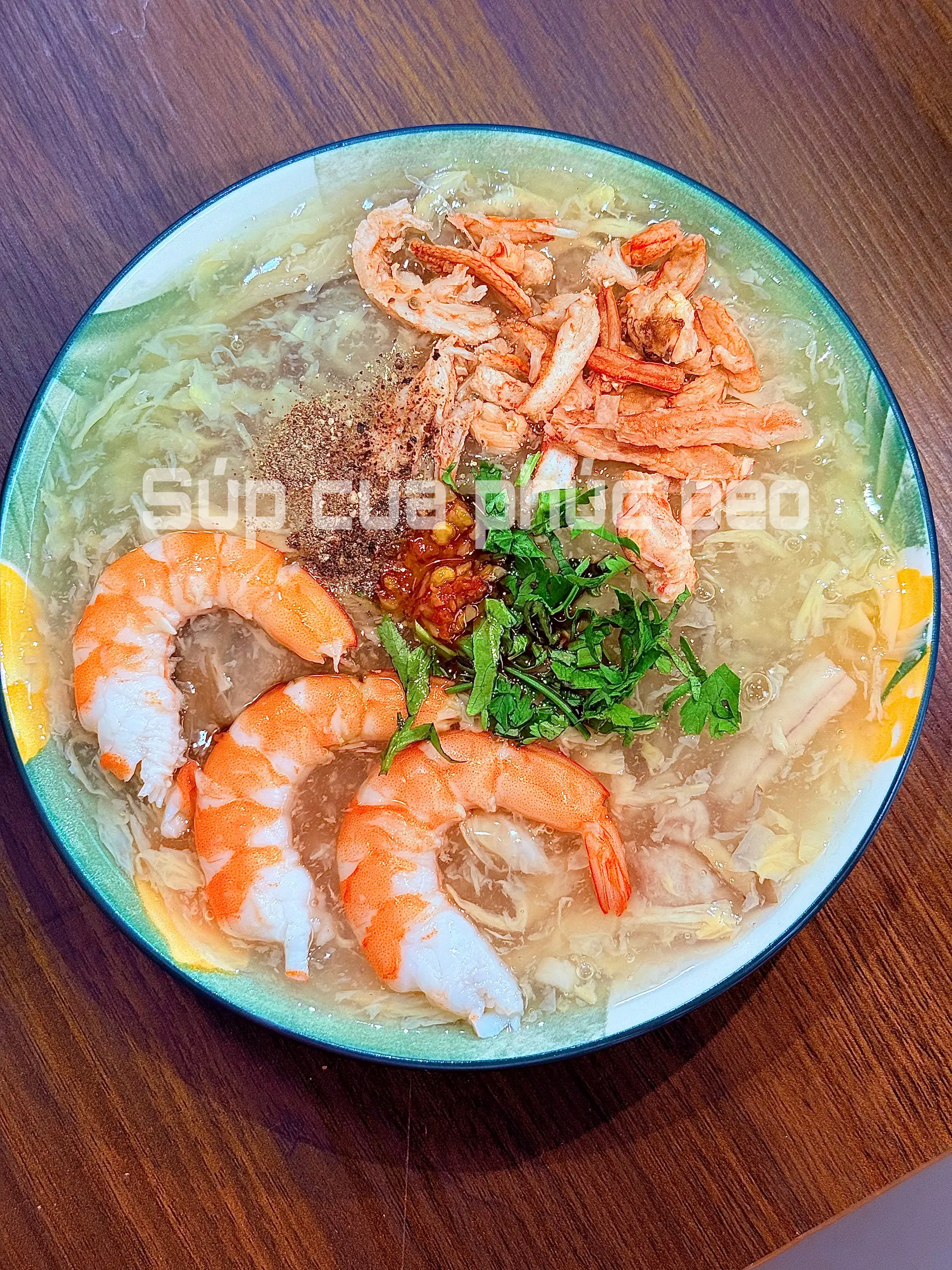 Hình ảnh Súp cua tôm