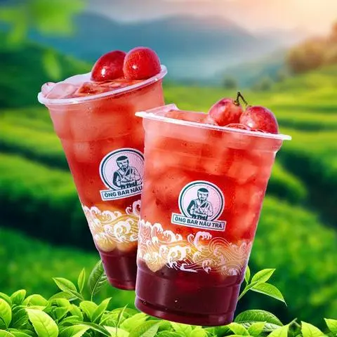 Hình ảnh Trà olong nho tím