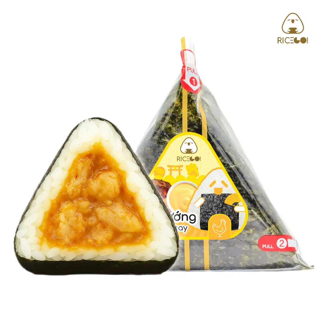 Hình ảnh Cơm Nắm Rice Go Gà Nướng Phô Mai Cay