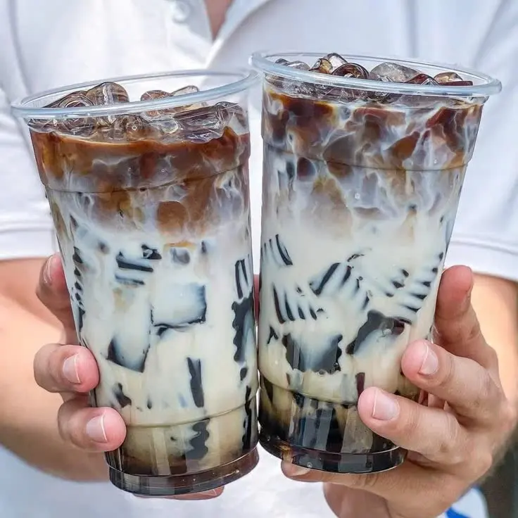 Hình ảnh Cafe sữa sương sáo hạt é