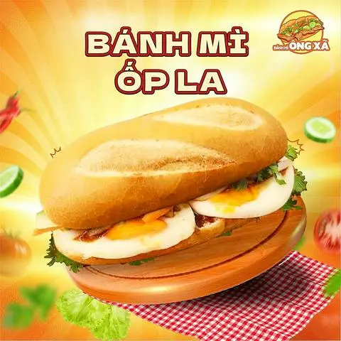 Hình ảnh Bánh Mì Ốp La 2 Trứng